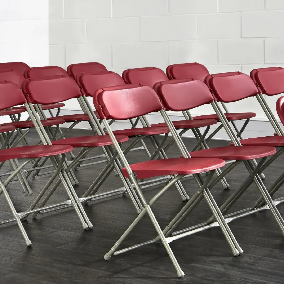 112 x Classic Straight Back Folding Chair   Trolley Bundle