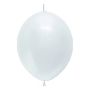 12 inch SEMPERTEX LINK-O-LOON PEARL WHITE