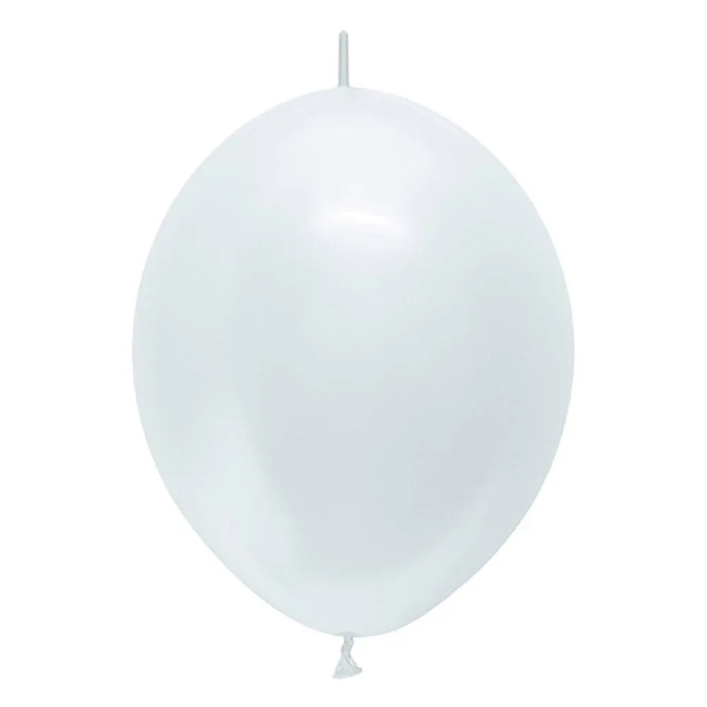 12 inch SEMPERTEX LINK-O-LOON PEARL WHITE