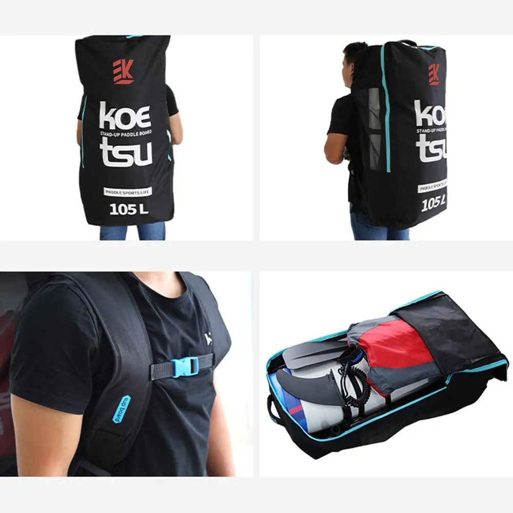 125L Travel Backpack for Inflatable Paddleboard Stand Up Board Carrying Bag Shoulder Backpack