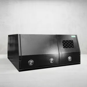 1800mm Aluminium Canopy DS - Black
