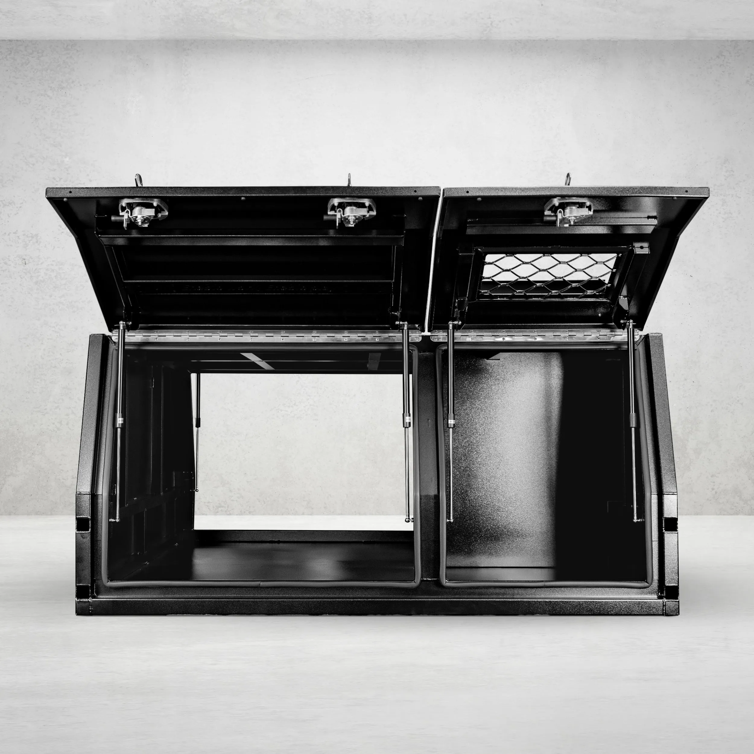 1800mm Aluminium Canopy DS - Black