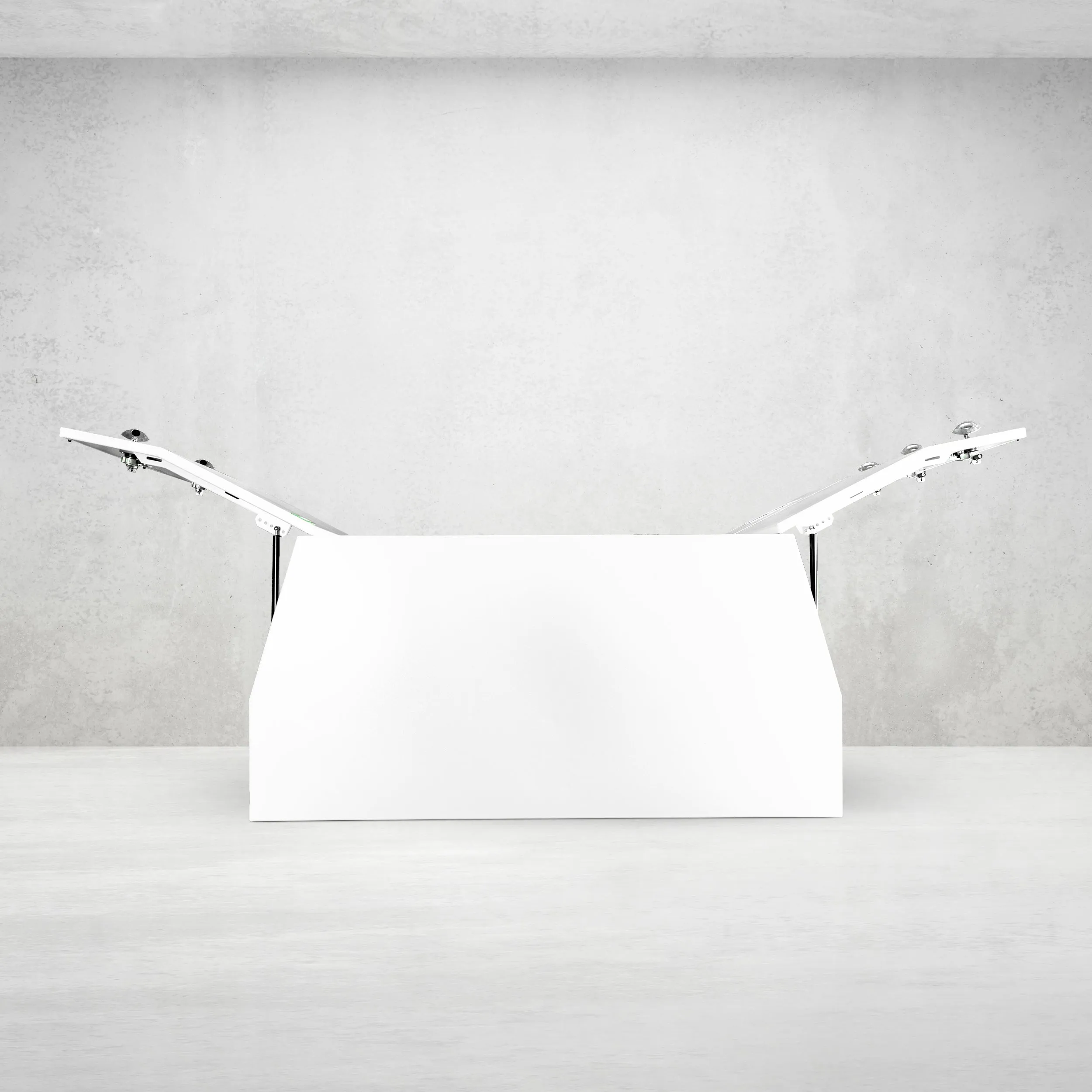 1800mm Aluminium Canopy DS - White