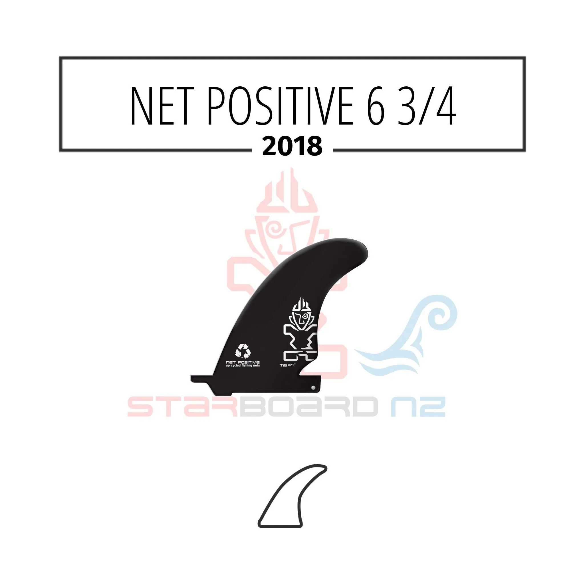 2018 STARBOARD SUP 6 3/4" FIN NET POSITIVE (US BOX)