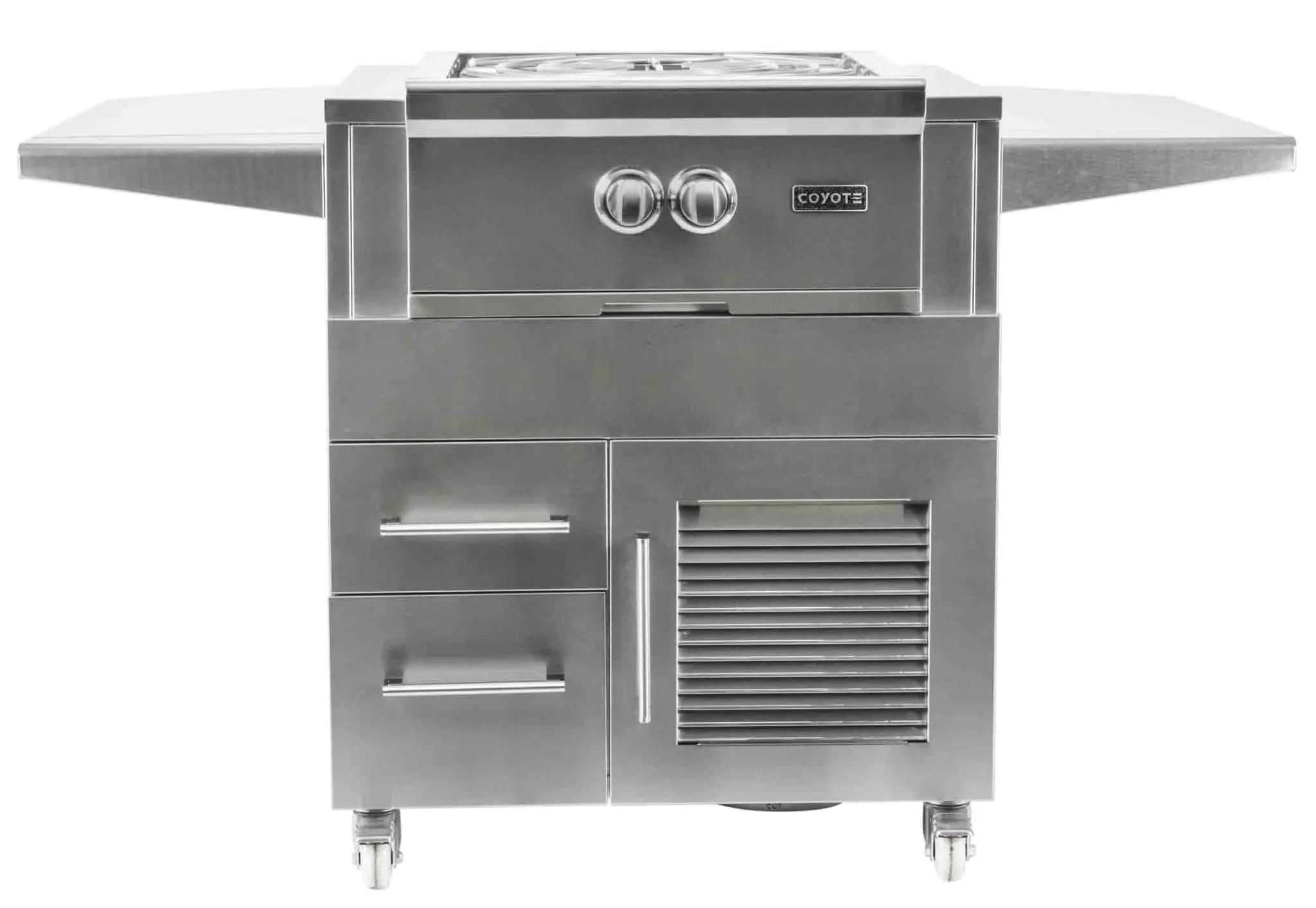 30" Flat Top Grill Cart