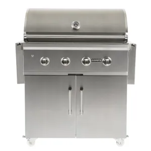 30" Flat Top Grill Cart