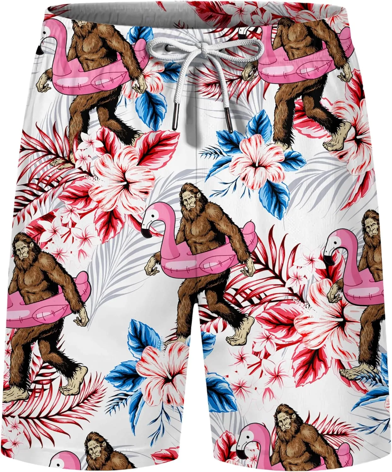 ACEPrints Funny Hawaiian Shorts for Men Casual Shorts Men Retro Hawaiian Mens Shorts Swim Shorts for Men Mens Swim Trunks