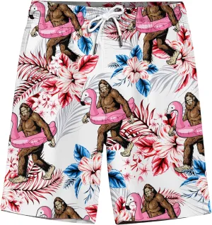 ACEPrints Funny Hawaiian Shorts for Men Casual Shorts Men Retro Hawaiian Mens Shorts Swim Shorts for Men Mens Swim Trunks