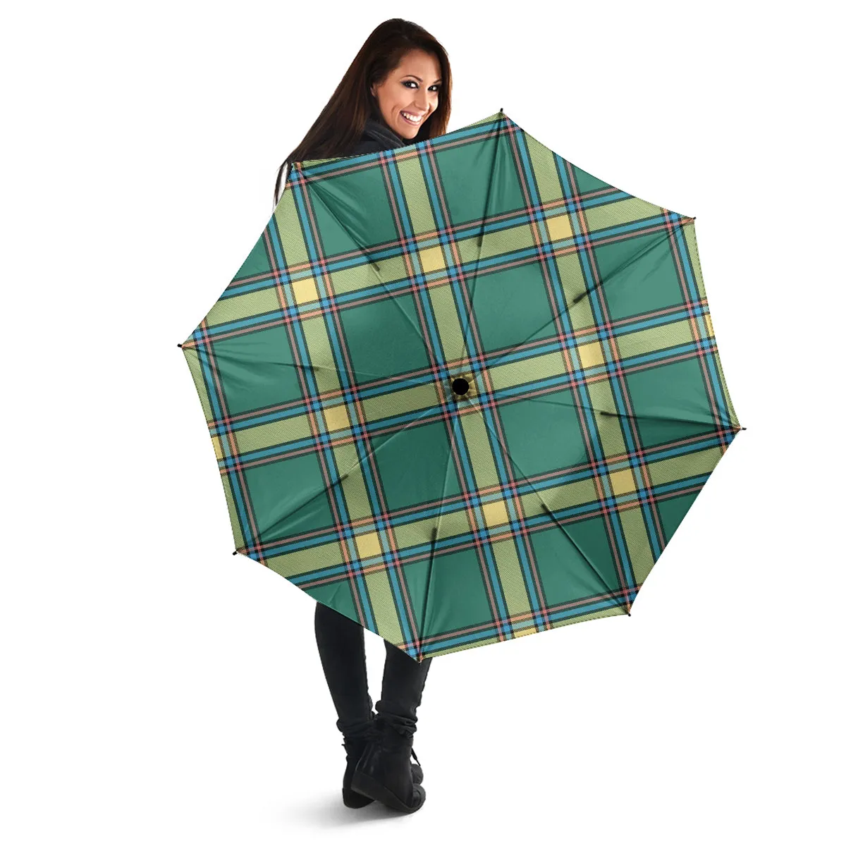 Alberta Province Canada Tartan Umbrella