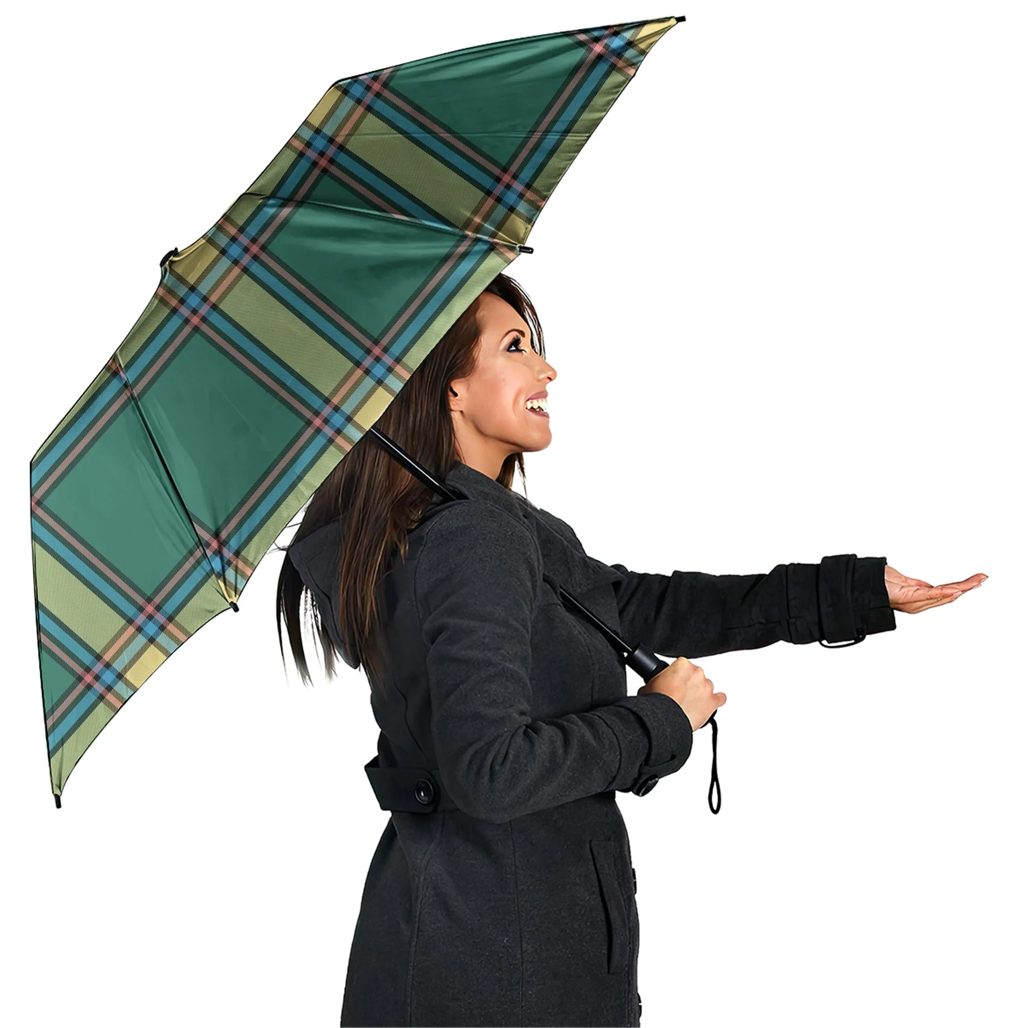 Alberta Province Canada Tartan Umbrella