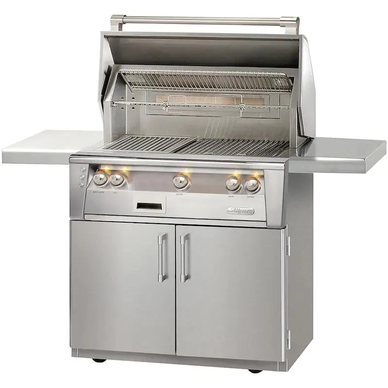 Alfresco ALXE 36-Inch Freestanding Grill With Rotisserie