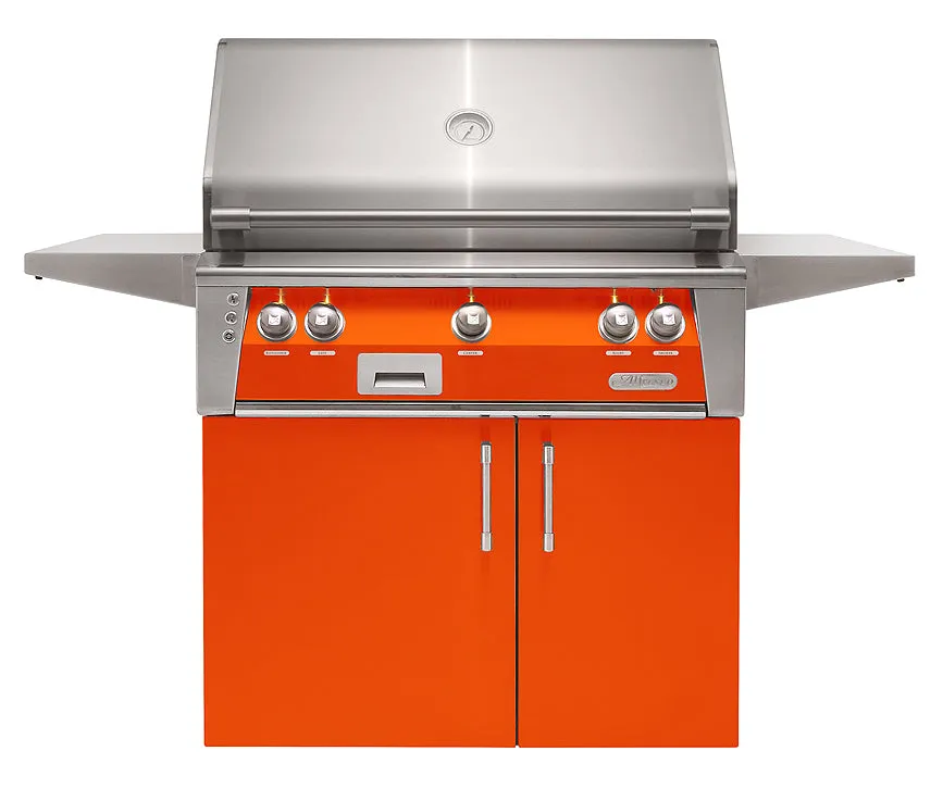 Alfresco ALXE 36-Inch Freestanding Grill With Rotisserie