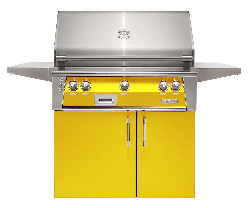 Alfresco ALXE 36-Inch Freestanding Grill With Rotisserie