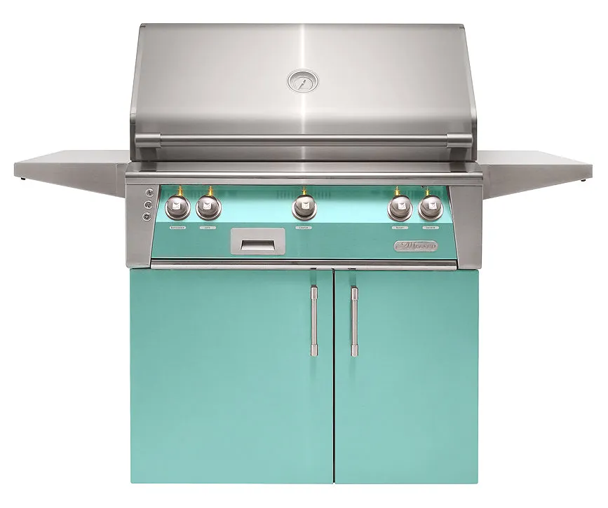 Alfresco ALXE 36-Inch Freestanding Grill With Rotisserie