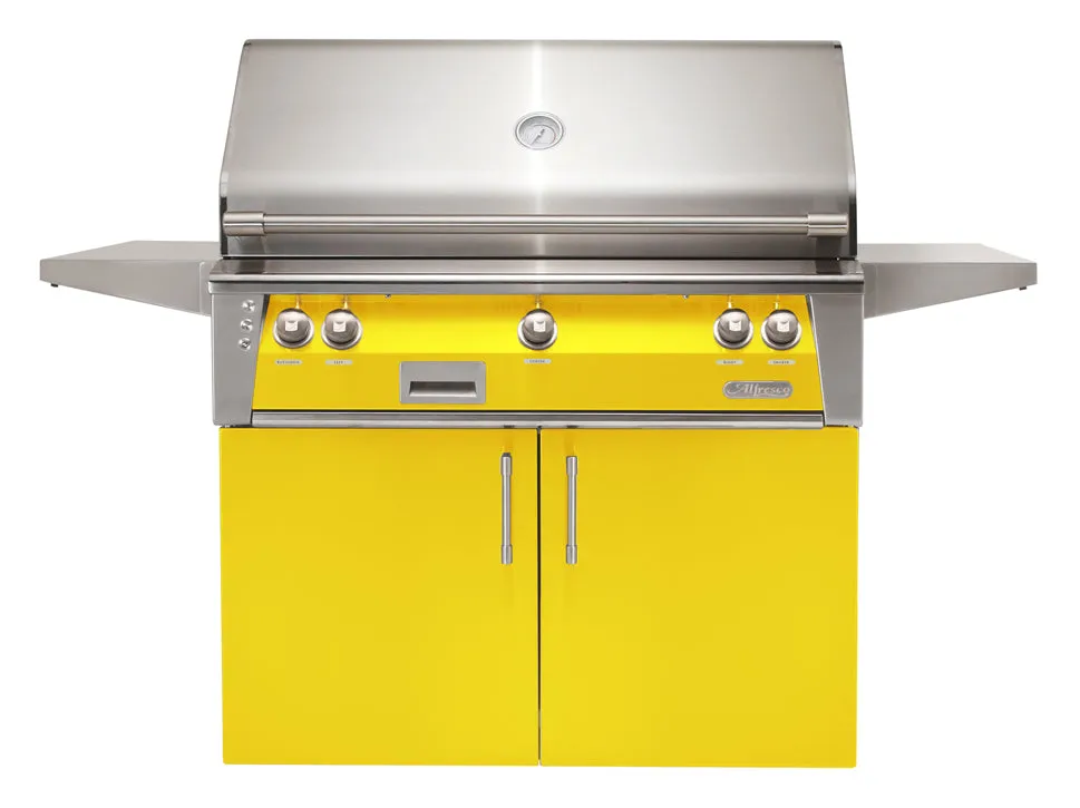 Alfresco ALXE 42-Inch Freestanding Grill With Rotisserie