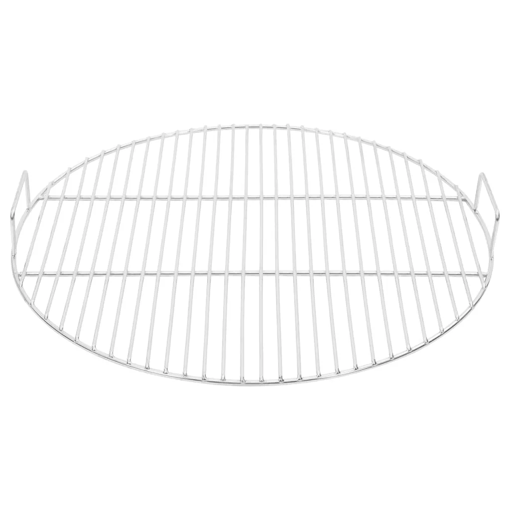 BBQ Grill Grate with Handles Round Ø54 cm 304 Stainless Steel