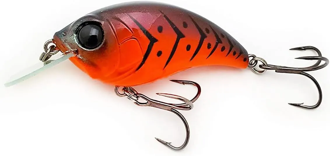 Bill Lewis Lifelike SB-57 3/8 OZ. MDJ Series Squarebill Crankbait Fishing Lure with Mustad Triple Grip Hooks