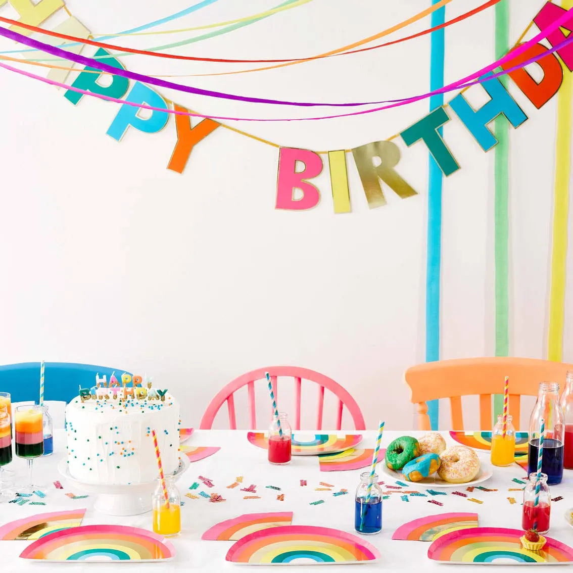 Birthday Brights Rainbow Napkins