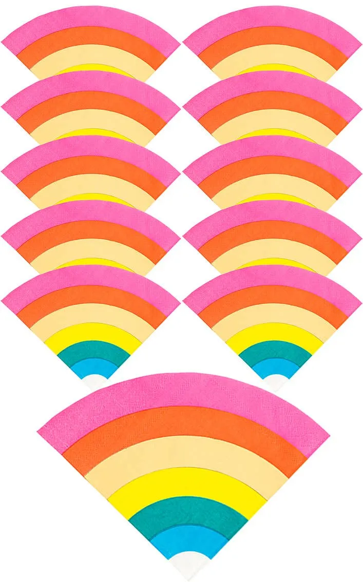 Birthday Brights Rainbow Napkins