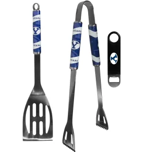 BYU Cougars 2 pc BBQ Set and Bottle Opener