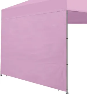 Canopy Tent Sidewalls for 1010 Pop Up Canopy, Instant Canopy SunWall with Waterproof and UV Protection Layer, Straight Leg Canopy Shade Wall, 1 Pack Sidewall Only(LightPink)