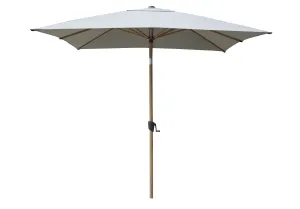 Casualife - 8' SQ Market Umbrella - Granite Base with wheels Included