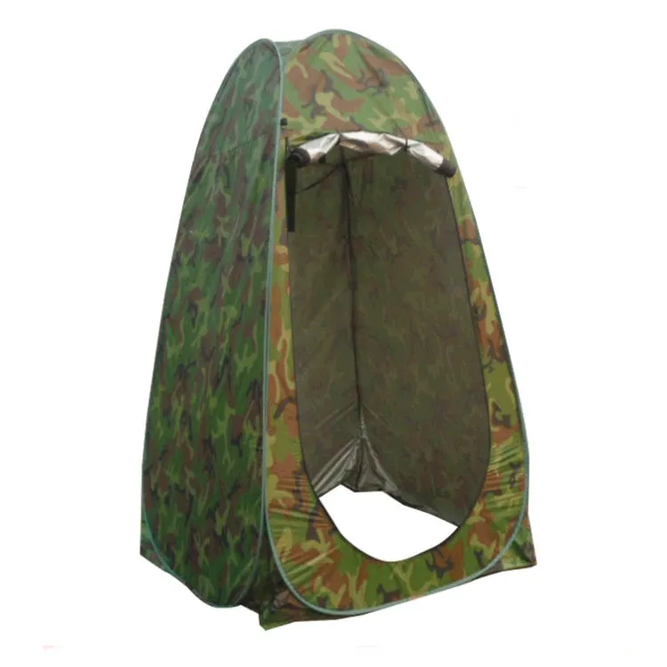 Clothes Changing Bathing Tent with Window, Single, Size: 190x120x120cm (Camouflage)