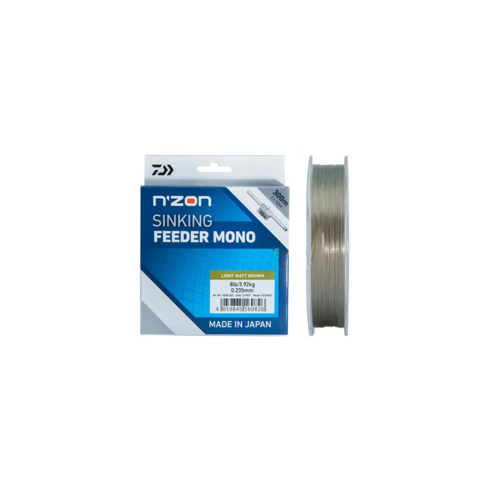 Daiwa N'Zon Sinking Feeder Mono Line