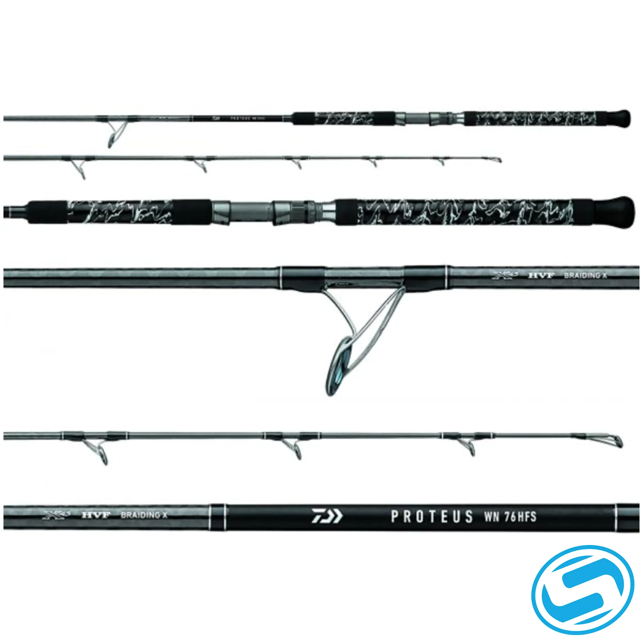 Daiwa Proteus Wn Spinning Rod (Camo)