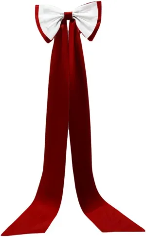 Detachable Bow with 59" Train for Dress Women