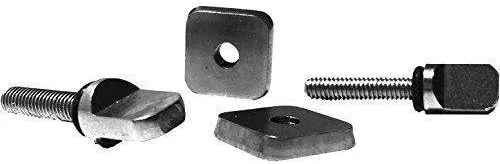 DORSAL Surfboard Fins Thumb Screw and Plate for Longboard Center - Stainless Steel