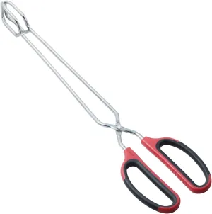 Extra Long Scissor Tongs 16-Inch Stainless Steel Barbecue Grilling Tongs
