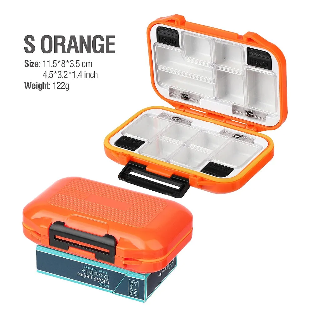 Fishing Tackle Box Double-Sided Bait Lure Box Fish Hook Hook Up Storage Box Carp Fly Fishing Accessories Fishing Box