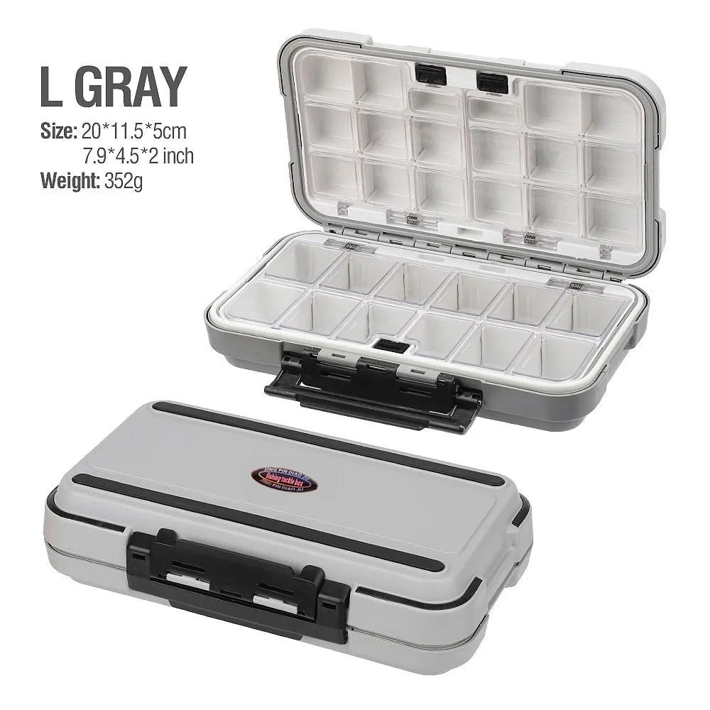 Fishing Tackle Box Double-Sided Bait Lure Box Fish Hook Hook Up Storage Box Carp Fly Fishing Accessories Fishing Box