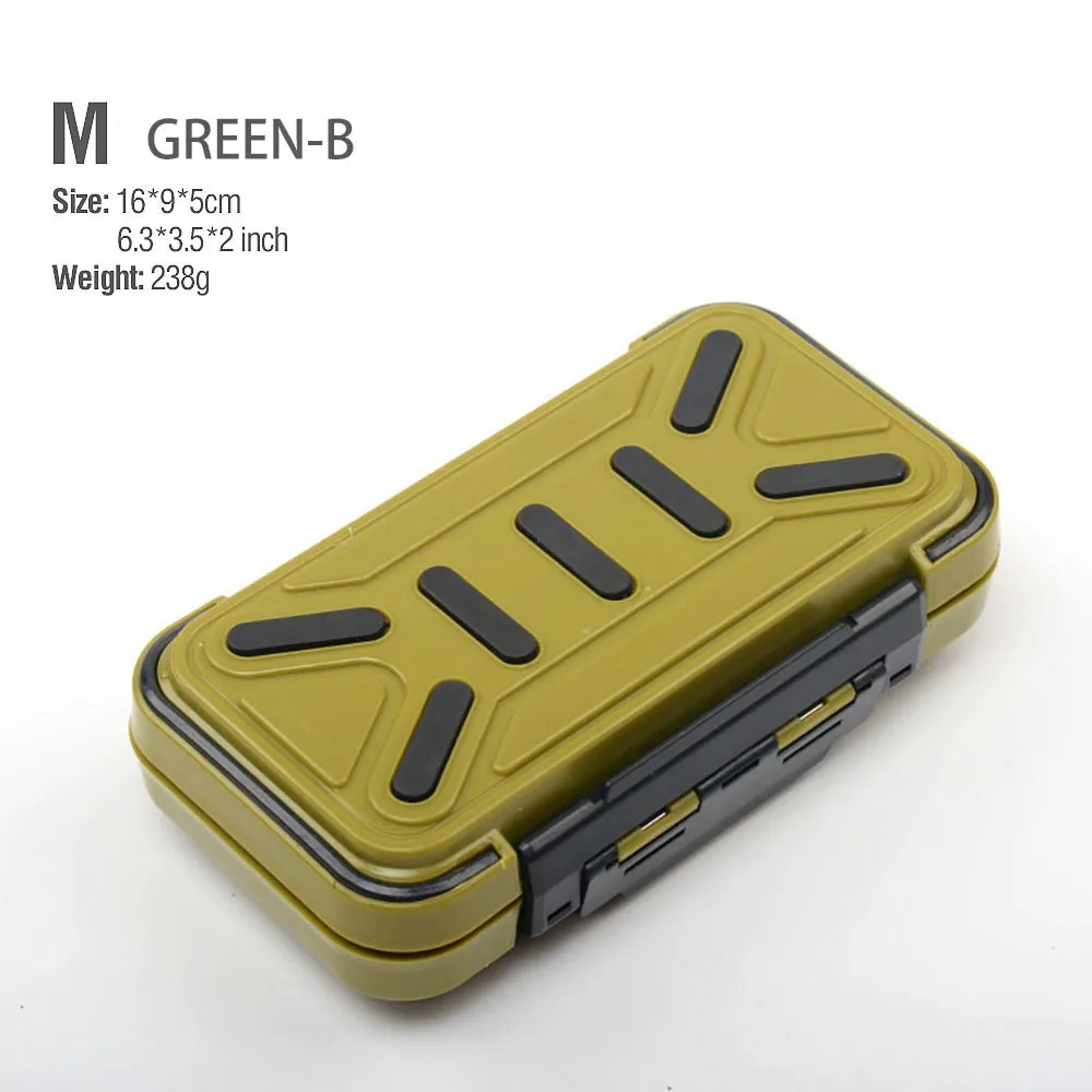 Fishing Tackle Box Double-Sided Bait Lure Box Fish Hook Hook Up Storage Box Carp Fly Fishing Accessories Fishing Box