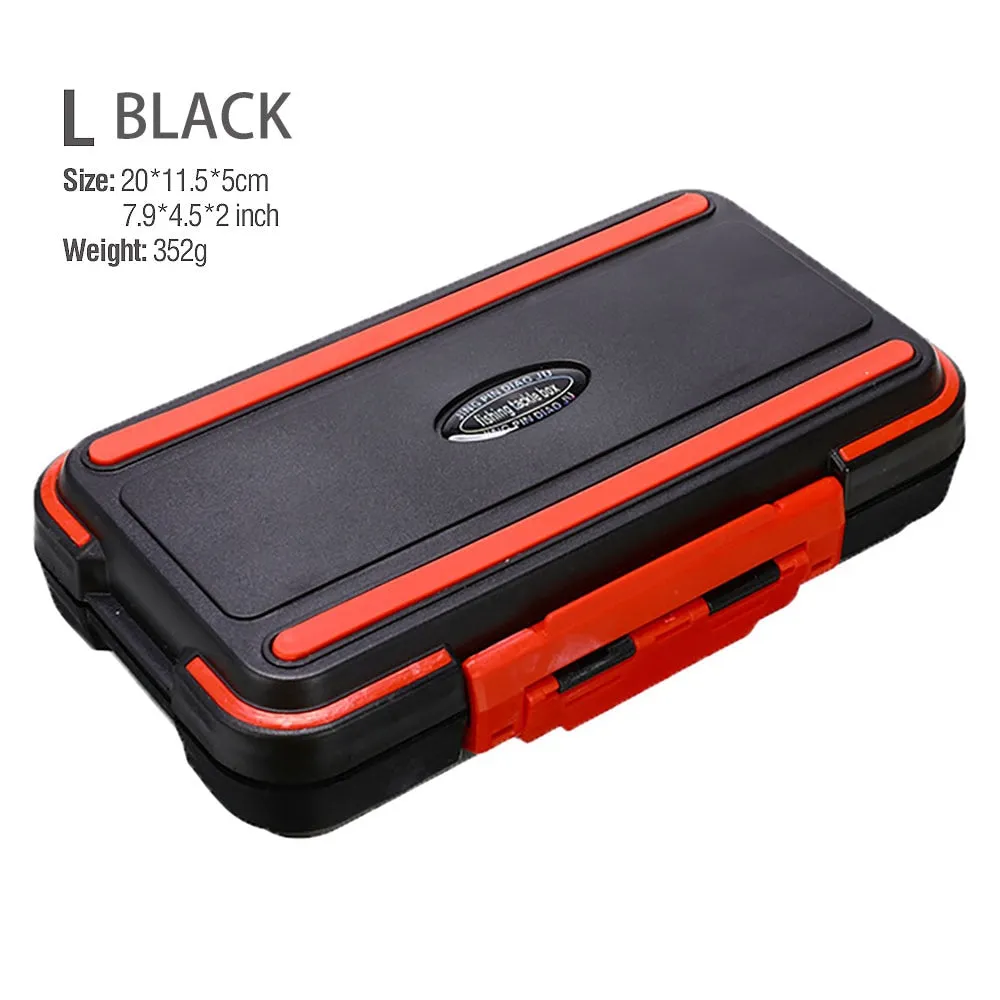 Fishing Tackle Box Double-Sided Bait Lure Box Fish Hook Hook Up Storage Box Carp Fly Fishing Accessories Fishing Box