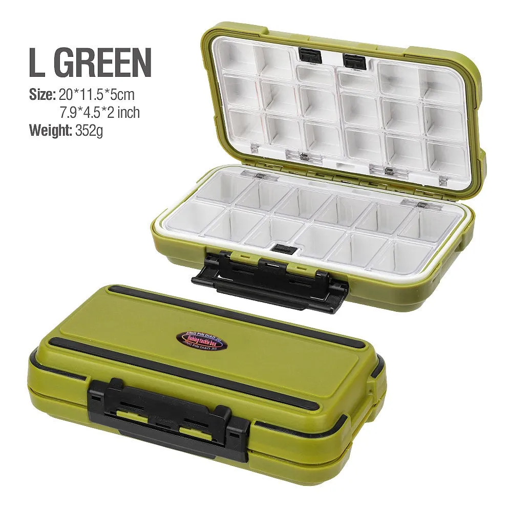 Fishing Tackle Box Double-Sided Bait Lure Box Fish Hook Hook Up Storage Box Carp Fly Fishing Accessories Fishing Box