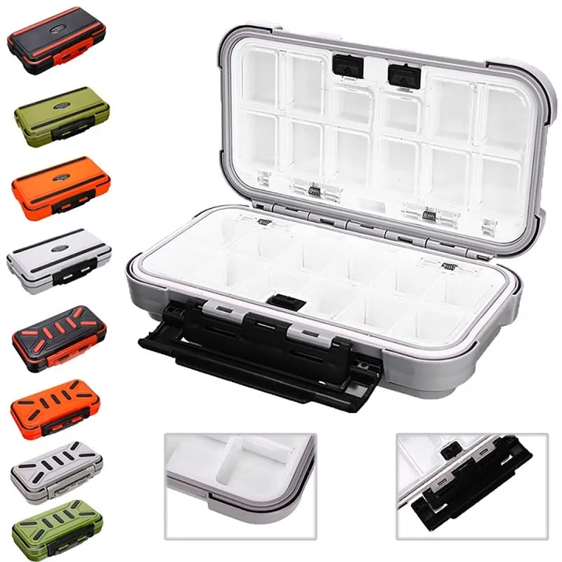 Fishing Tackle Box Double-Sided Bait Lure Box Fish Hook Hook Up Storage Box Carp Fly Fishing Accessories Fishing Box
