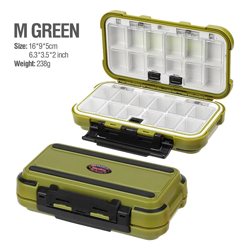 Fishing Tackle Box Double-Sided Bait Lure Box Fish Hook Hook Up Storage Box Carp Fly Fishing Accessories Fishing Box