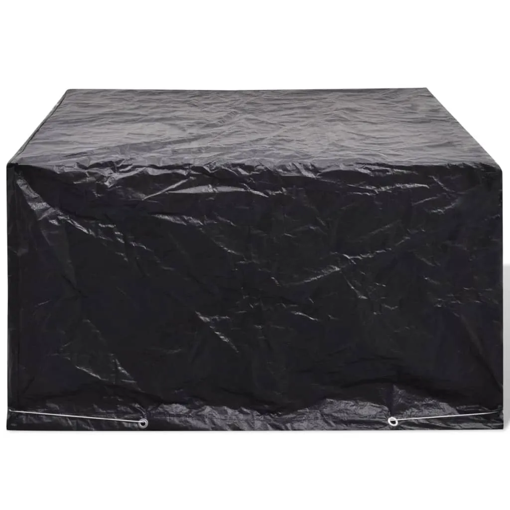 Garden Furniture Covers 2pcs 6 Person Poly Rattan 172x113cm
