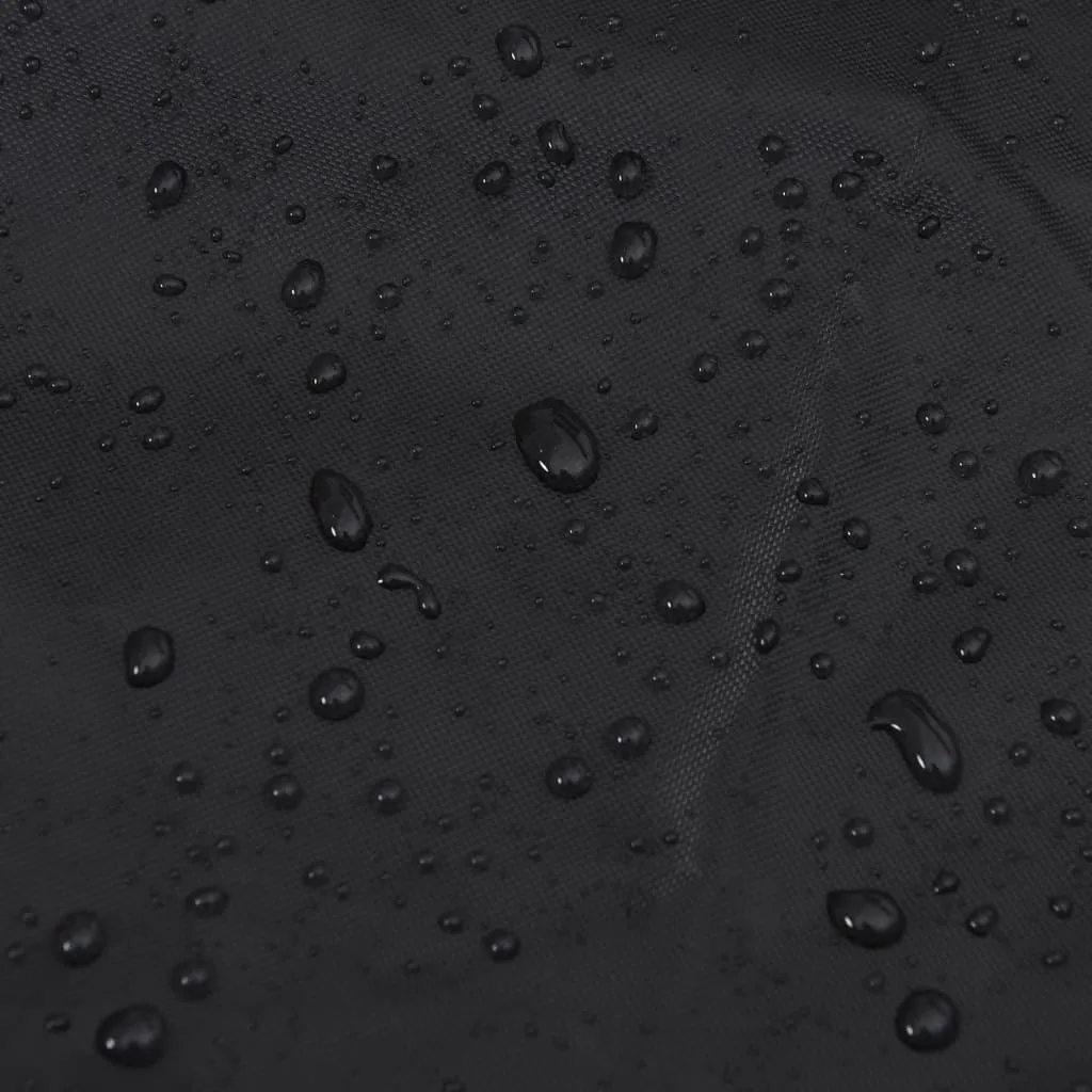 Garden Umbrella Cover Black 280x30/81/45 cm 420D Oxford