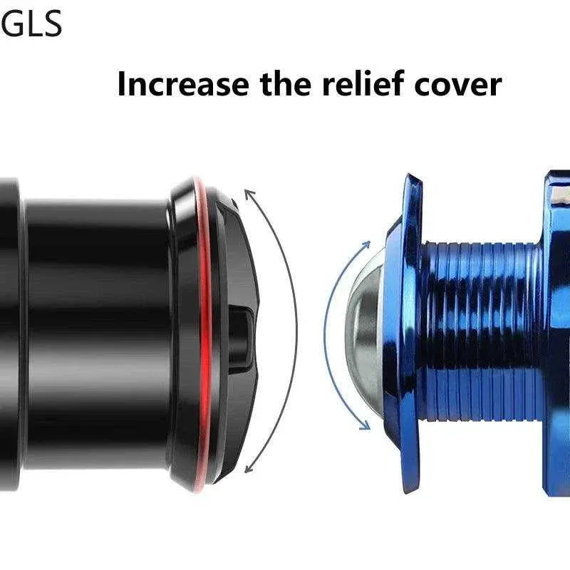 GLS FC-354: Spinning Reel 5.2:1 Gear Ratio Metal Bearings