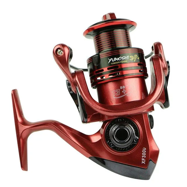 Gold Green Spinning Fishing Reel