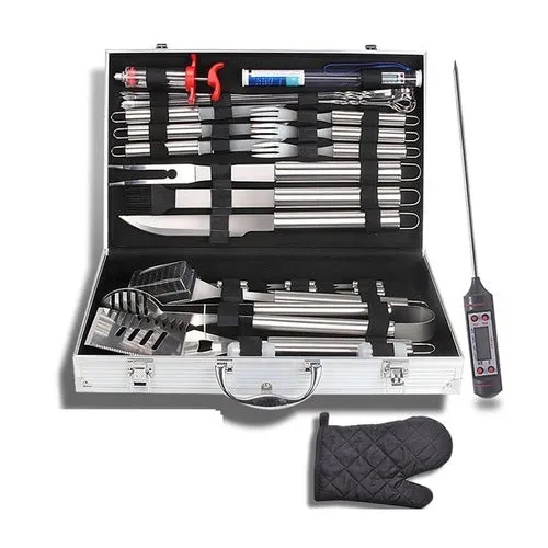 GOUTDOORS Outdoor Stainless Steel Barbeque BBQ Grilling Tools Set