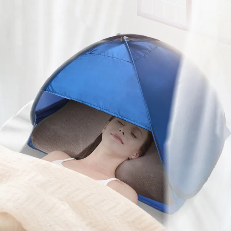 Indoor and Outdoor Automatic Quick Opening Sunshade Headrest Tent, Size: M 70x50x45cm(Red)