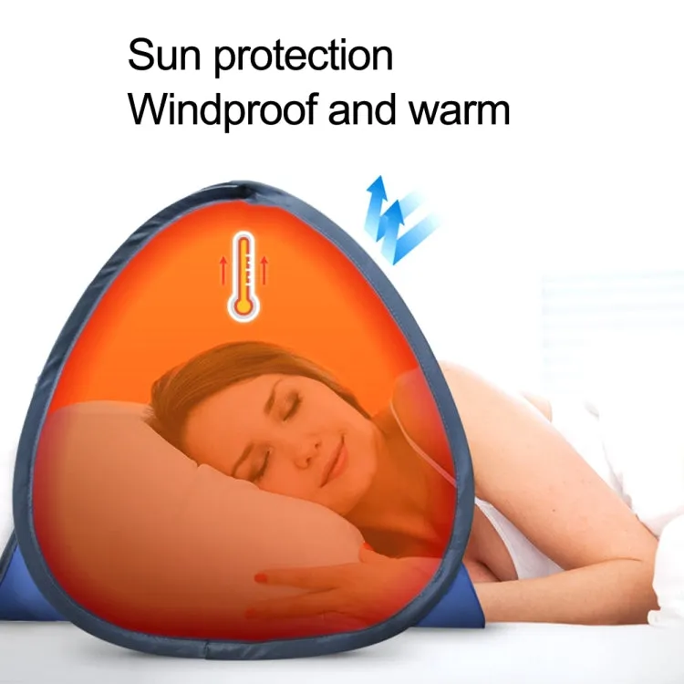 Indoor and Outdoor Automatic Quick Opening Sunshade Headrest Tent, Size: M 70x50x45cm(Red)