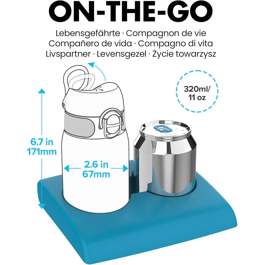 Ion8 Water Bottle Insulated, Flower 320ml