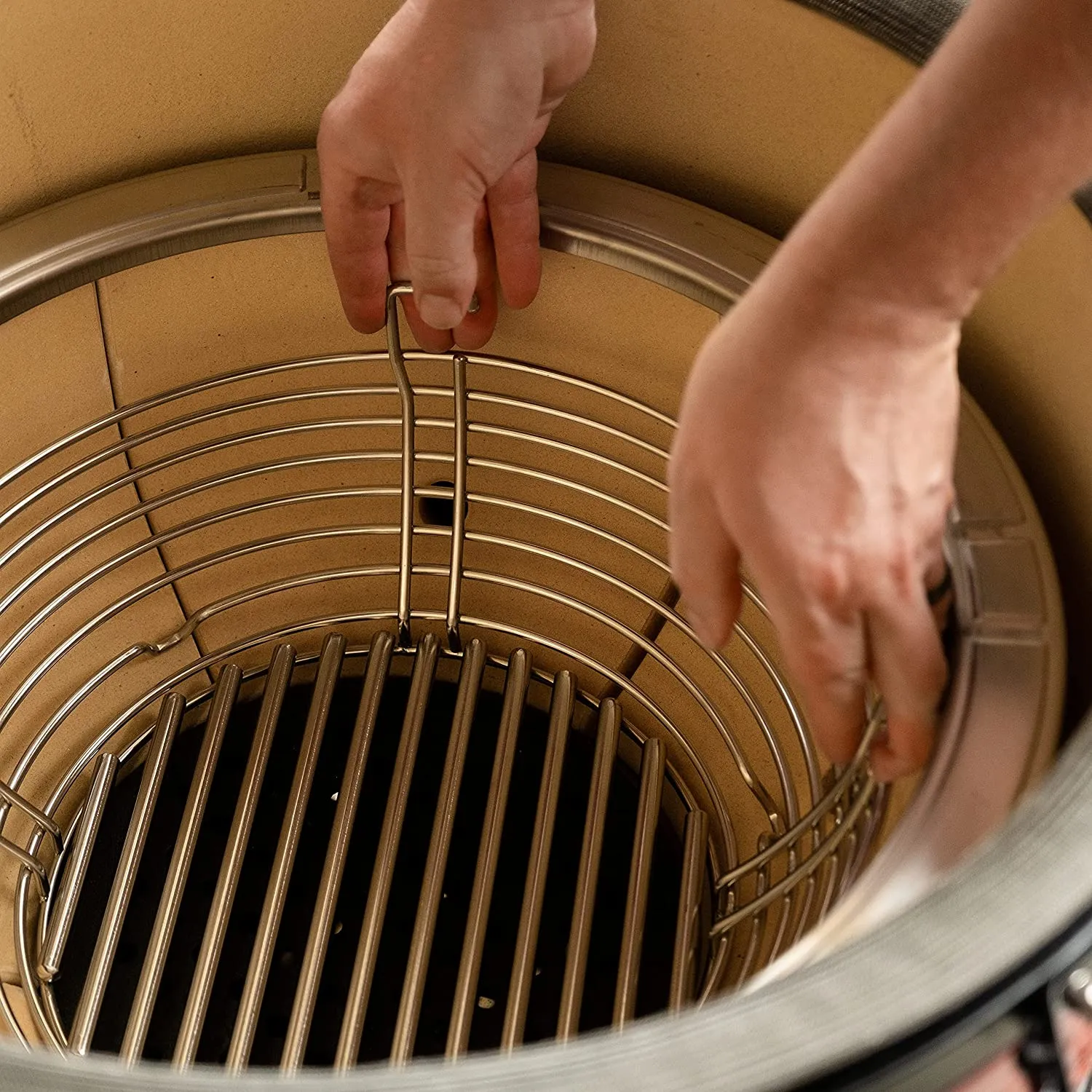 Kamado Joe Big Joe Stainless Charcoal Ash Basket (BJ-MCC24)