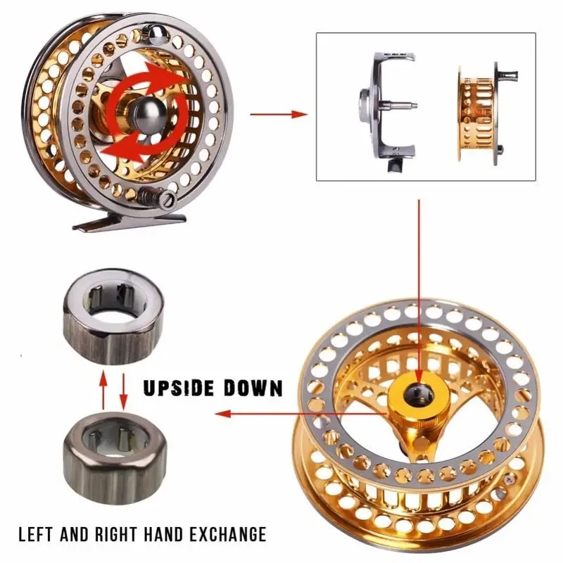 Large Arbor Adjustable Drag ECO Fly Fishing Reel