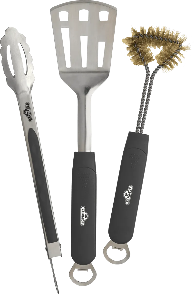 Napoleon 3 Piece Stainless Steel BBQ Toolset - 70024